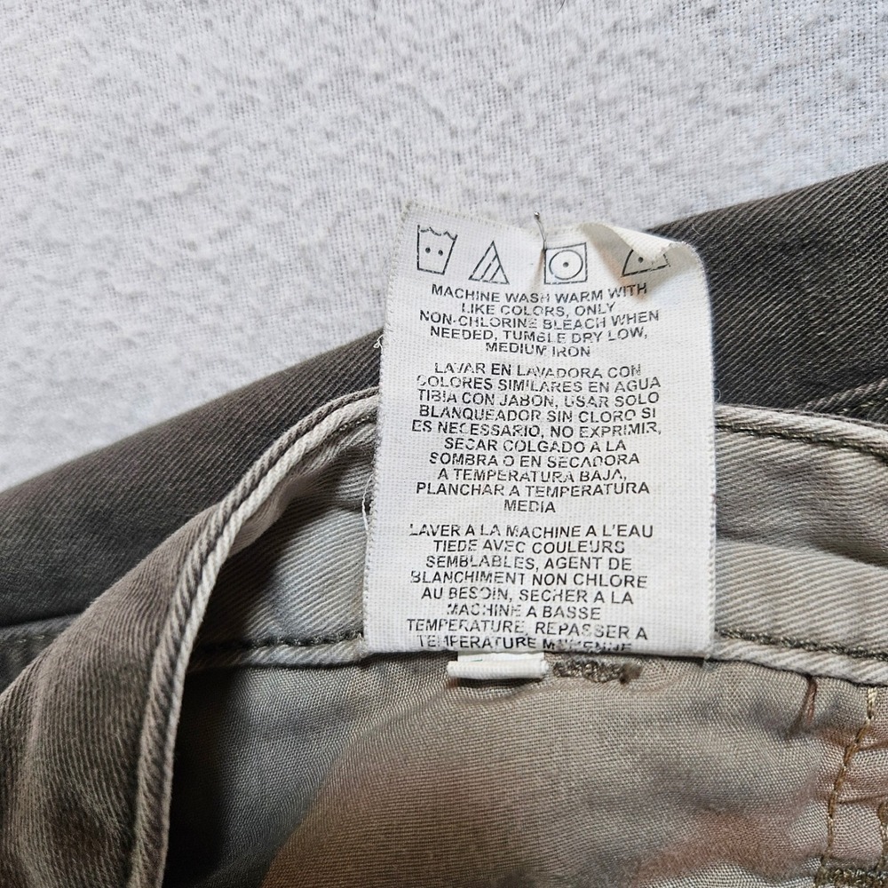 Wrangler Hero Originals Cargo Shorts Mens 36 Black Faded Cotton Relaxed Utility - Picture 3 of 11